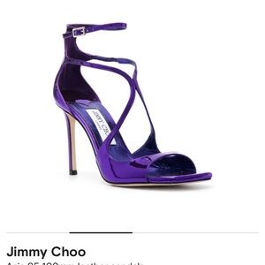 Jimmy Choo
Azia 95 100mm leather sandals NEW SOLD OUT ONLINE